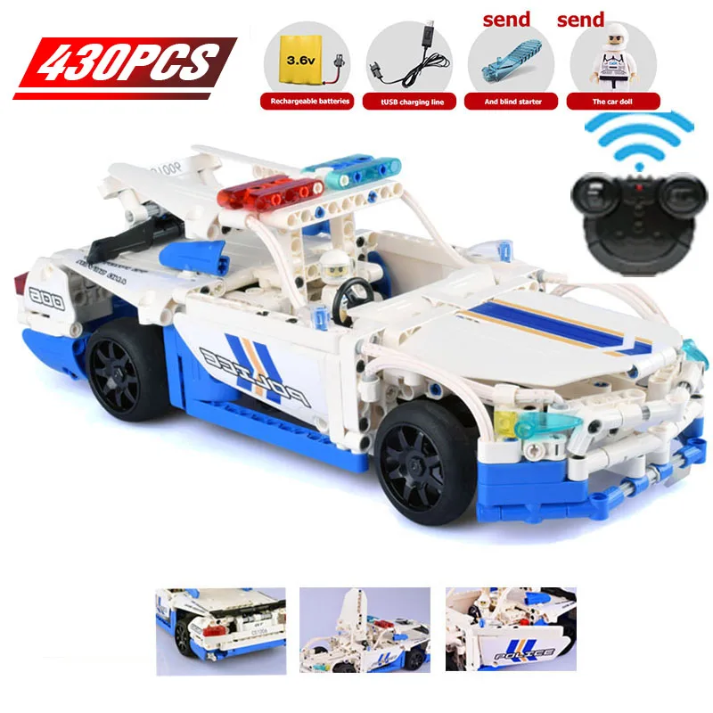 430pcs Remote Control Car Bricks for Legoingly Technic RC Racer Model Building Blocks Toys for Children Gift
430pcs Remote Control Car Bricks for Legoingly Technic RC Racer Model Building Blocks Toys for Children Gift