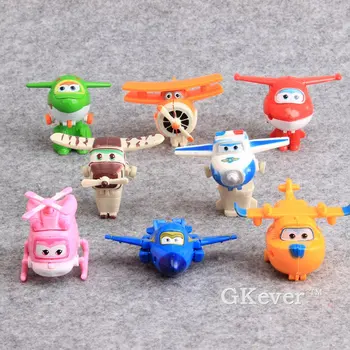 8 Pcs/set Mini aircraft Deformation robot Action Figures Toys Children Baby Christmas Birthday Gift 5-7cm 
8 Pcs/set Mini aircraft Deformation robot Action Figures Toys Children Baby Christmas Birthday Gift 5-7cm