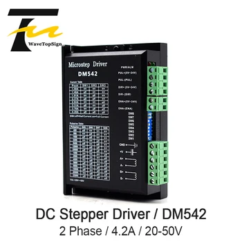 WaveTopSign Stepper Motor Driver DM542 Voltage 20-50VDC Current 1.0-4.2A For 57 86 Series 2-phase Digital Stepper Motor
WaveTopSign Stepper Motor Driver DM542 Voltage 20-50VDC Current 1.0-4.2A For 57 86 Series 2-phase Digital Stepper Motor