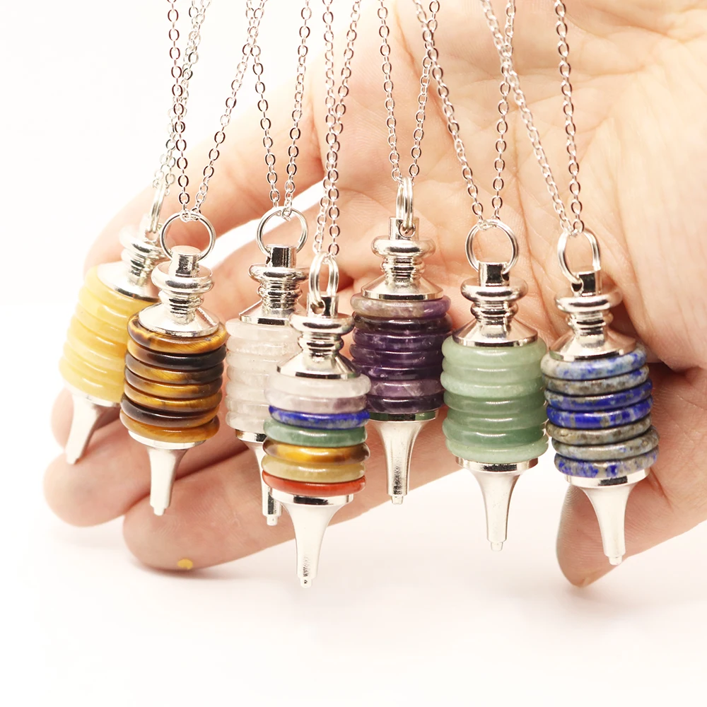 Exquisite Natural Stone Necklace Splice Colorful Crystal Semi Gem Slice Necklace Unisex Elegant Natural Crystal Pendant Necklace
Exquisite Natural Stone Necklace Splice Colorful Crystal Semi Gem Slice Necklace Unisex Elegant Natural Crystal Pendant Necklace