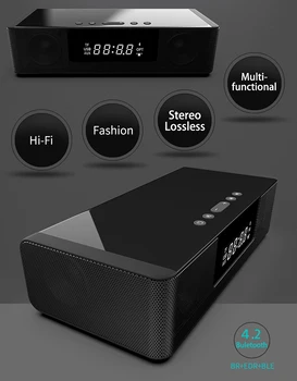 High Tech Portable 5 In 1 Smart Alarm Clock 10W Wireless Fast Charging Bluetooth Speaker/FM Radio Alarm Clock Home Decor
High Tech Portable 5 In 1 Smart Alarm Clock 10W Wireless Fast Charging Bluetooth Speaker/FM Radio Alarm Clock Home Decor
