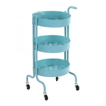 3-Tier Round Kitchen Trolley Rolling Utility Storage Rack Cart with Wheels Kitchen Storage Rack
3-Tier Round Kitchen Trolley Rolling Utility Storage Rack Cart with Wheels Kitchen Storage Rack