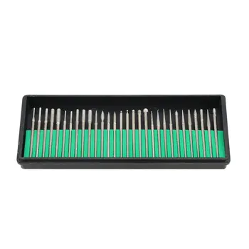 30PCS Diamond Burrs Grits Rotary Tool Drill Bit Manicure Pedicure Grinding Accessories Kit Wood Work Milling Nail Art Polish
30PCS Diamond Burrs Grits Rotary Tool Drill Bit Manicure Pedicure Grinding Accessories Kit Wood Work Milling Nail Art Polish