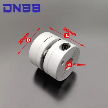 Aluminum alloy D20L20 single diaphragm coupling elastic joint D20mm L20mm ball screw step servo motor encoder computer FA parts
Aluminum alloy D20L20 single diaphragm coupling elastic joint D20mm L20mm ball screw step servo motor encoder computer FA parts