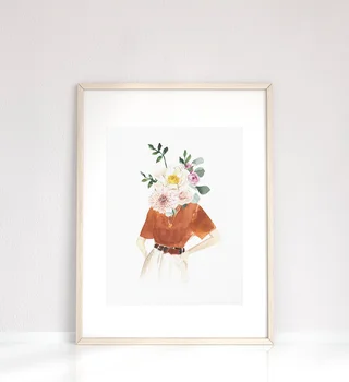 Flower botany art prints burnt orange and rose poster Canvas Art Print Wall Pictures for Living Room No Frame
Flower botany art prints burnt orange and rose poster Canvas Art Print Wall Pictures for Living Room No Frame