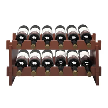 Retro 2-Tier Wooden Wine Racks Bottle Cabinet Stand Holders Shelf Organizer Storage For Display Cabinet Classic Style Wine Racks
Retro 2-Tier Wooden Wine Racks Bottle Cabinet Stand Holders Shelf Organizer Storage For Display Cabinet Classic Style Wine Racks