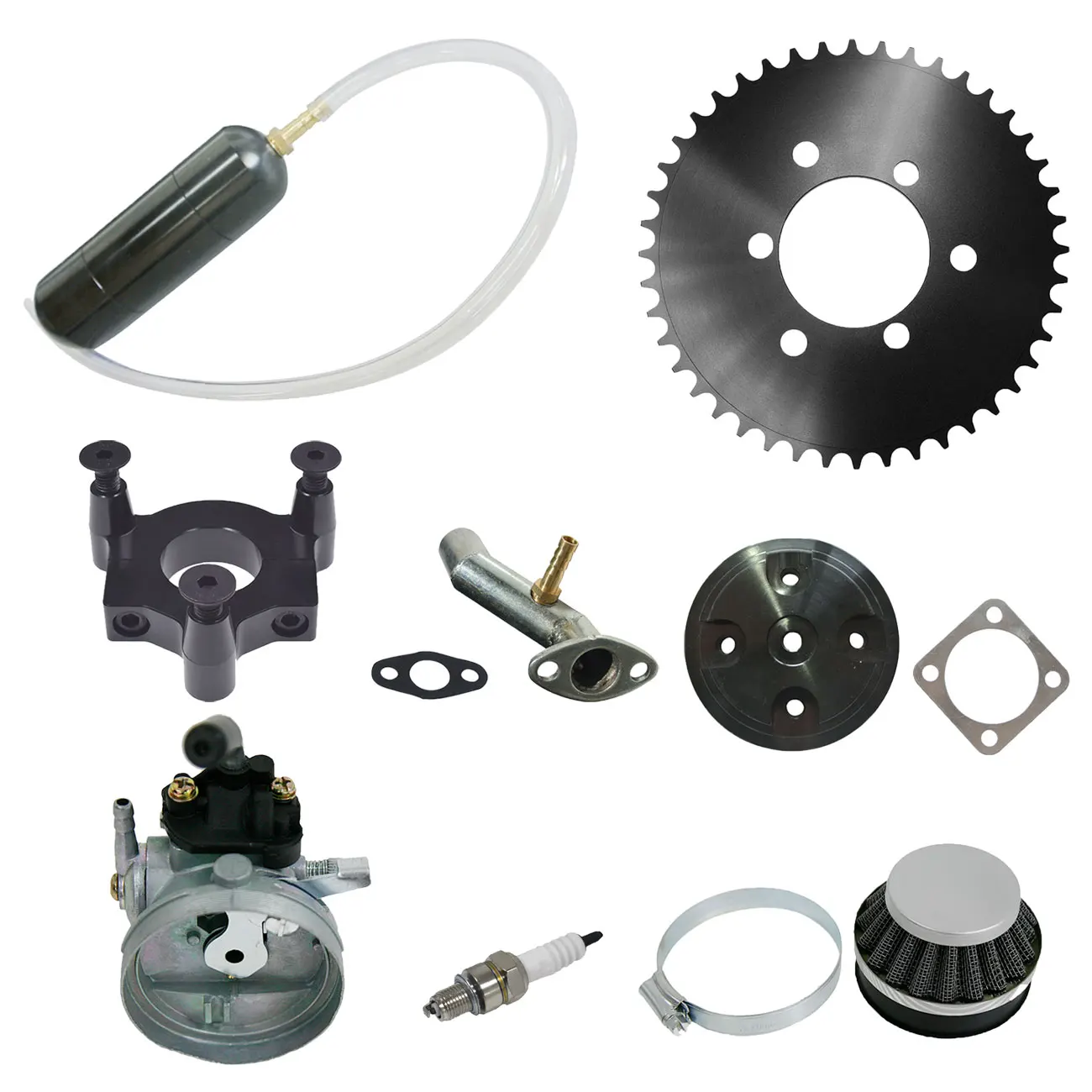 Черный 1,5 "Hub CNC 44T адаптер цепи дроссельной заслонки 415 цепи 80 см3 моторизованный велосипед
Черный 1,5 "Hub CNC 44T адаптер цепи дроссельной заслонки 415 цепи 80 см3 моторизованный велосипед