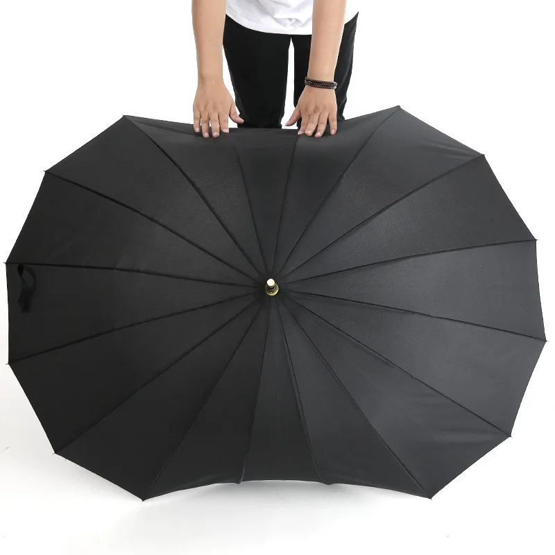 Factory Direct 16 Bone Extra-large Umbrella 2-3 People Use Men's shang wu san Reinforced Wind-Resistant Straight Umbrella Wholes
Factory Direct 16 Bone Extra-large Umbrella 2-3 People Use Men's shang wu san Reinforced Wind-Resistant Straight Umbrella Wholes