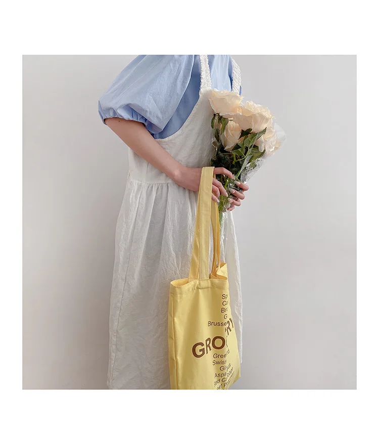 Women Shopping Bag with Grocery List Design 29 H16a9aa14d0a848d1bd5334db366ba94fM
