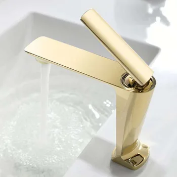All Copper Gold Luxury Bathroom Basin Faucet Toilet Simple Hot and Cold Faucet Household 
All Copper Gold Luxury Bathroom Basin Faucet Toilet Simple Hot and Cold Faucet Household