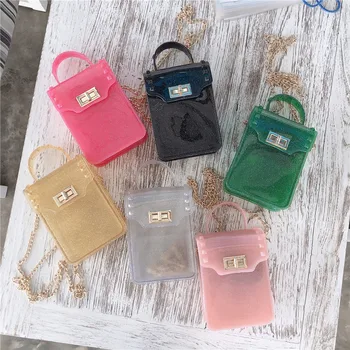 Fashion Jelly Bag Rivet Phone Handbag Mini Chain Crossbody Bag for Women Messenger Bags Ladies Shoulder Puerse and Handbags
Fashion Jelly Bag Rivet Phone Handbag Mini Chain Crossbody Bag for Women Messenger Bags Ladies Shoulder Puerse and Handbags