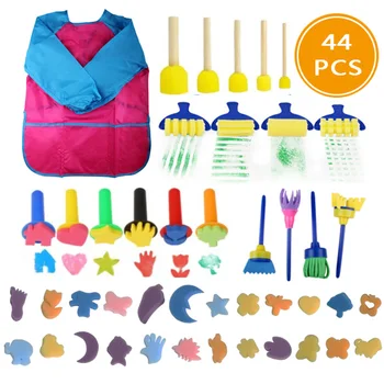 44pcs Sponge Painting Brushes Kit Mini DIY Painting Kits Early Learning Kids Drawing Shapes Brushes Paint Set Child Play Gift
44pcs Sponge Painting Brushes Kit Mini DIY Painting Kits Early Learning Kids Drawing Shapes Brushes Paint Set Child Play Gift