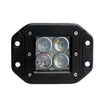 

1 x 3inch Square LED Pods 12W dually light 12W LED Work Lights 4D Projector Spot Light Off Road Truck SUV 4WD 4X4 LED Pod Lights