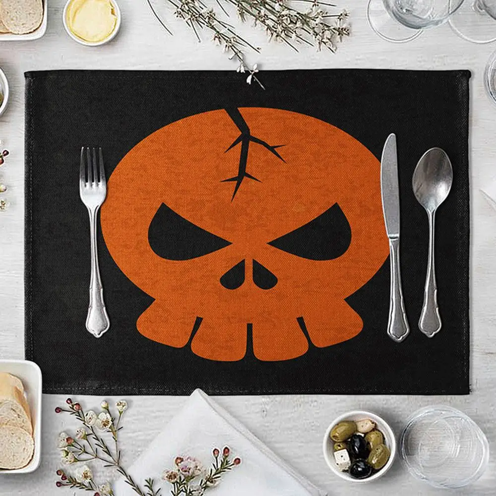 Halloween Pumpkin Non-Slip Placemat Waterproof Printed Dining Table Mat Plastic Tableware Bowl Pads Kitchen Accessories
Halloween Pumpkin Non-Slip Placemat Waterproof Printed Dining Table Mat Plastic Tableware Bowl Pads Kitchen Accessories