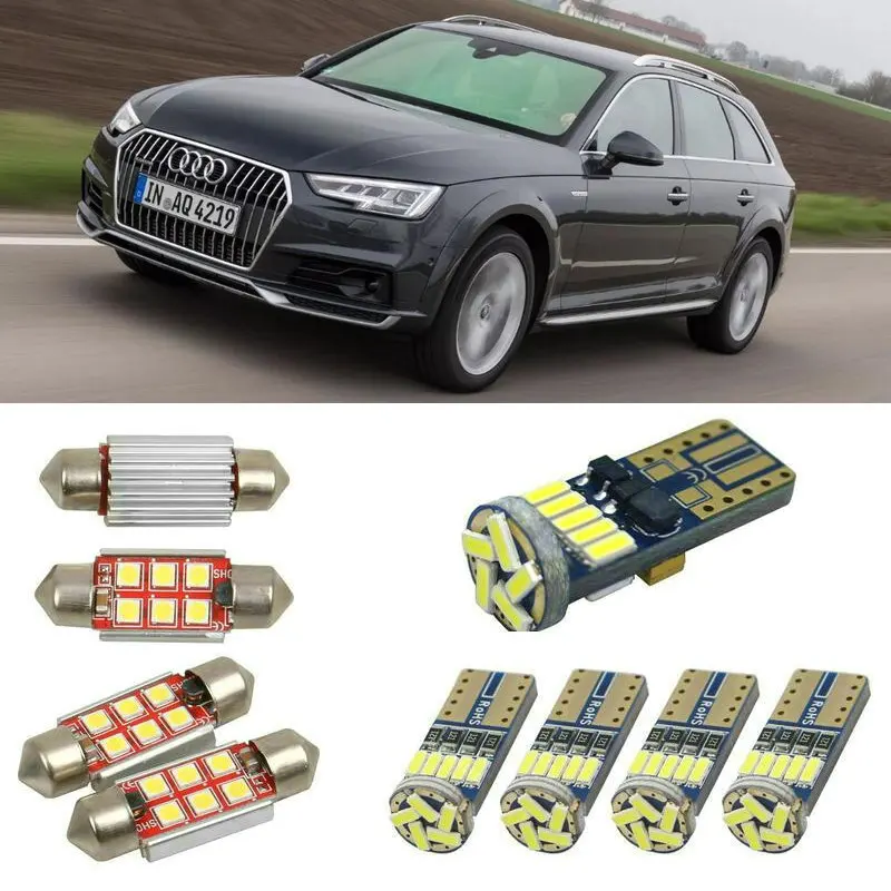 Interior led Car lights For audi A4 allroad 8kh b8 Reading dome bulbs for cars error free License Plate Light 16pc/lot 
Interior led Car lights For audi A4 allroad 8kh b8 Reading dome bulbs for cars error free License Plate Light 16pc/lot