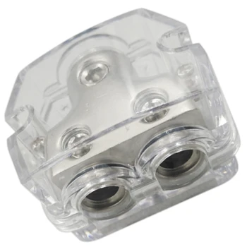 Power Ground Wire Distribution Block with 1x 0 GA Inputs and 2 x 4GA Outputs, Car Audio Amp Systems 2 Way Splitter
Power Ground Wire Distribution Block with 1x 0 GA Inputs and 2 x 4GA Outputs, Car Audio Amp Systems 2 Way Splitter