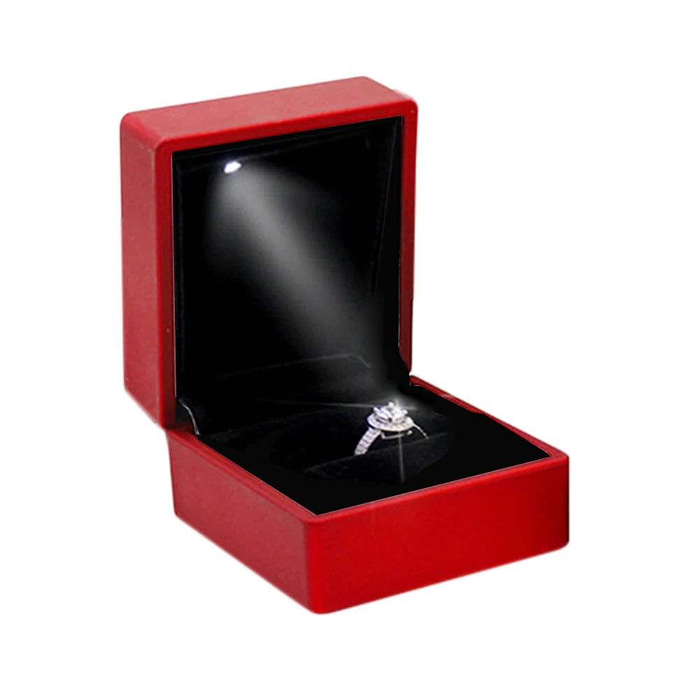 hot selling led lighted earring ring gift box wedding engagement
