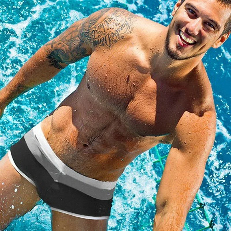 Summer Men's Board Shorts Swimming trunks Boxer trunks Training pants Trichromatic splicing Beach pants A18085
Summer Men's Board Shorts Swimming trunks Boxer trunks Training pants Trichromatic splicing Beach pants A18085