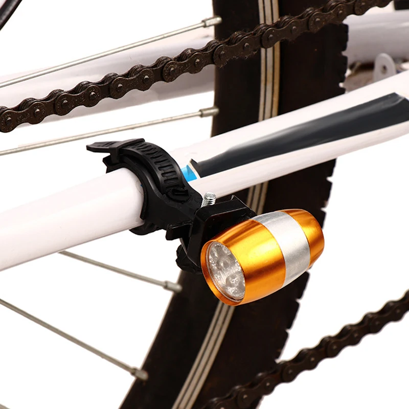Фото Bike Front Light LED Riding Warning Aluminum Alloy Brightness Adjustment Lamp H7JP | Спорт и развлечения