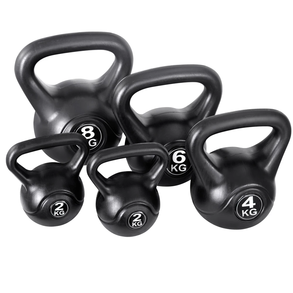 

Everfit Set Of 5 Kettle Bell Set 2kg 4kg 6kg 8kg Anti-Slip Grips Design Kettle Bell Weight Set Suitable For Men Women A2