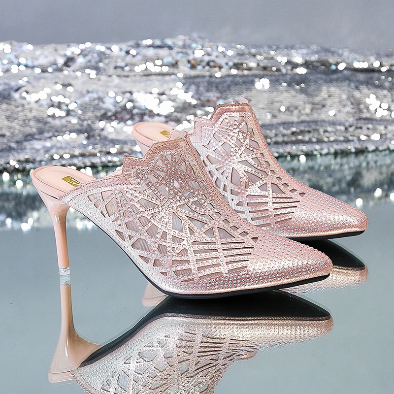 2020 summer new breathable hollow fine high heel pointed European and American style high heel boots ladies sandals women's shoe
2020 summer new breathable hollow fine high heel pointed European and American style high heel boots ladies sandals women's shoe