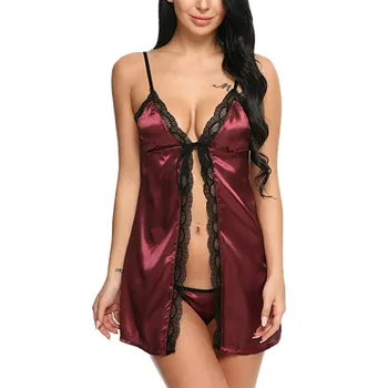 Newest 2019 Women Sexy Pajamas Summer Sleeveless Hollow Nightdress Lingerie Ice Silk Home Clothing
Newest 2019 Women Sexy Pajamas Summer Sleeveless Hollow Nightdress Lingerie Ice Silk Home Clothing