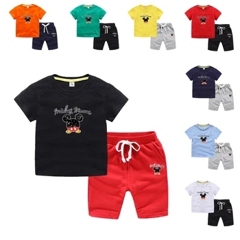 Summer children clothing cartoon toddler girl Set Cotton MickeyT-shirt +Shorts 2pcs kids casual boys clothes sport suits1-8Y
Summer children clothing cartoon toddler girl Set Cotton MickeyT-shirt +Shorts 2pcs kids casual boys clothes sport suits1-8Y