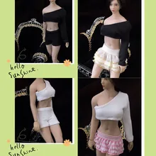 1/12 Female Soldier One-shoulder Tube Top Mini Skirt Costume Set for 6 inch Action Figure Body
1/12 Female Soldier One-shoulder Tube Top Mini Skirt Costume Set for 6 inch Action Figure Body