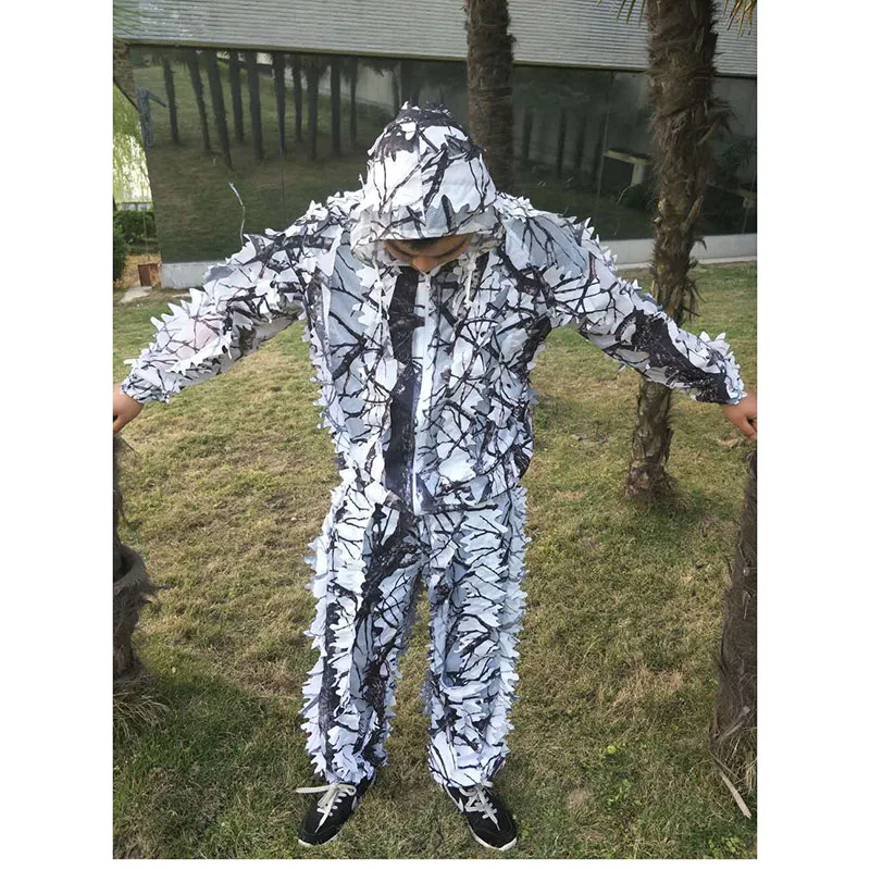 Geely Clothing Maple Leaf Camouflage Clothing Hunting Ghillie Suits Clothing Professional 3D Snow Bionic Camouflage Clothes
Geely Clothing Maple Leaf Camouflage Clothing Hunting Ghillie Suits Clothing Professional 3D Snow Bionic Camouflage Clothes