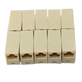 30pcs/lot Network Ethernet Lan Cable Joiner Bilateral 8 Pins Coupler Connector RJ45 Computer Netwoerk Connection Adapters
30pcs/lot Network Ethernet Lan Cable Joiner Bilateral 8 Pins Coupler Connector RJ45 Computer Netwoerk Connection Adapters