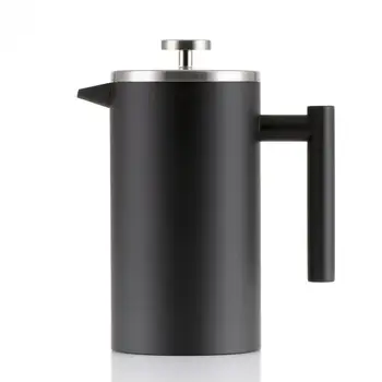 Stainless Steel French Press Coffee Tea Maker With Filter Cup Daily Use Durable Double Insulation Heat-resistant Coffee Machine 
Stainless Steel French Press Coffee Tea Maker With Filter Cup Daily Use Durable Double Insulation Heat-resistant Coffee Machine