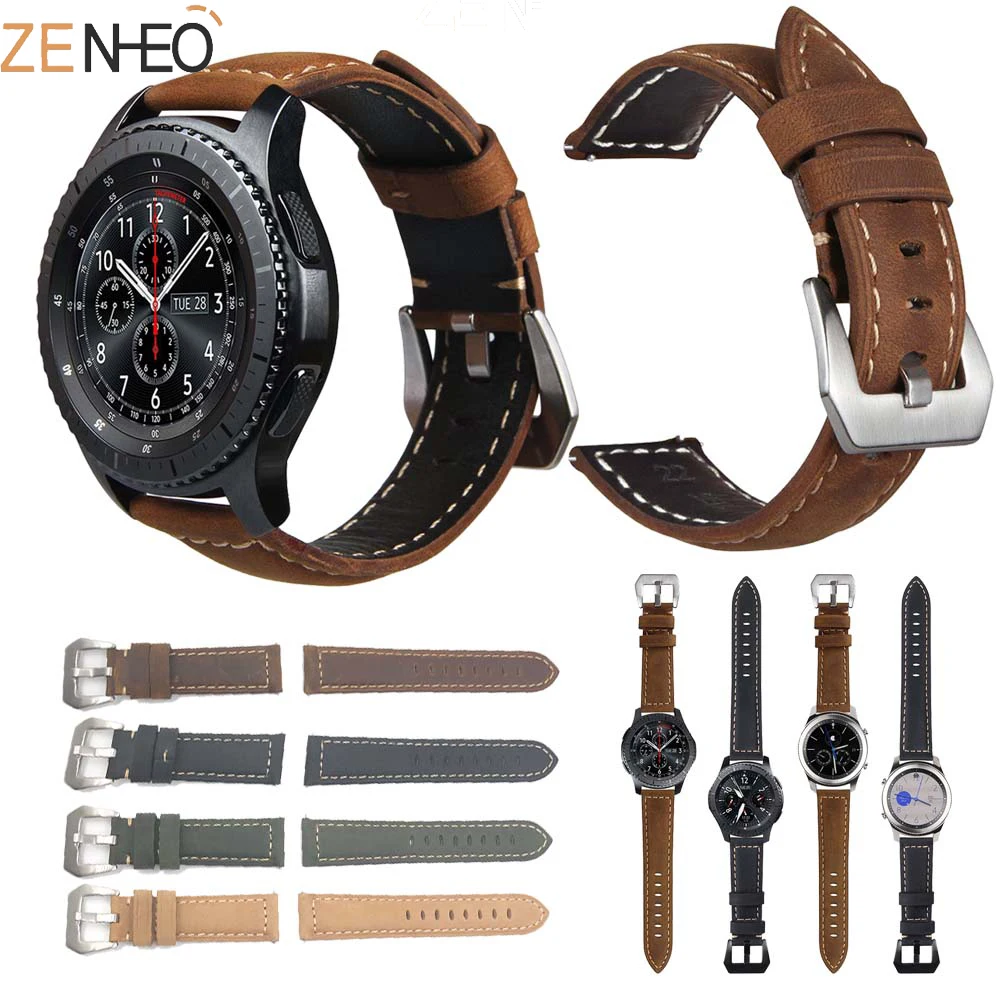 New arrival 22mm retro genuine leather band For Samsung Gear S3 watch 46mm strap For Huawei Watch GT genuine leather watchbands
New arrival 22mm retro genuine leather band For Samsung Gear S3 watch 46mm strap For Huawei Watch GT genuine leather watchbands