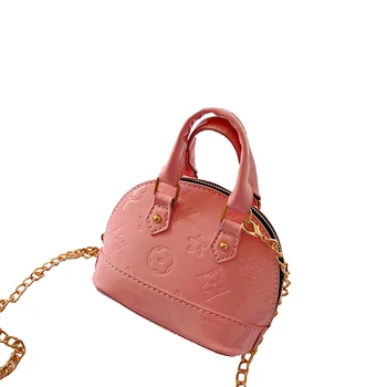 Little Girls Vintage Chic Messenger Bag Solid Color Crossbody Purse Stylish Portable Handbag with Top Handles & Chain Strap
Little Girls Vintage Chic Messenger Bag Solid Color Crossbody Purse Stylish Portable Handbag with Top Handles & Chain Strap