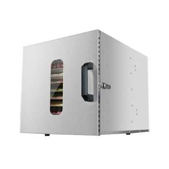 220V / 110V 8-Layer Food Processor Fruit Dryer Stainless Steel Vegetable Fruit Medicinal Materials Air Dryer Food Dehydrator
220V / 110V 8-Layer Food Processor Fruit Dryer Stainless Steel Vegetable Fruit Medicinal Materials Air Dryer Food Dehydrator