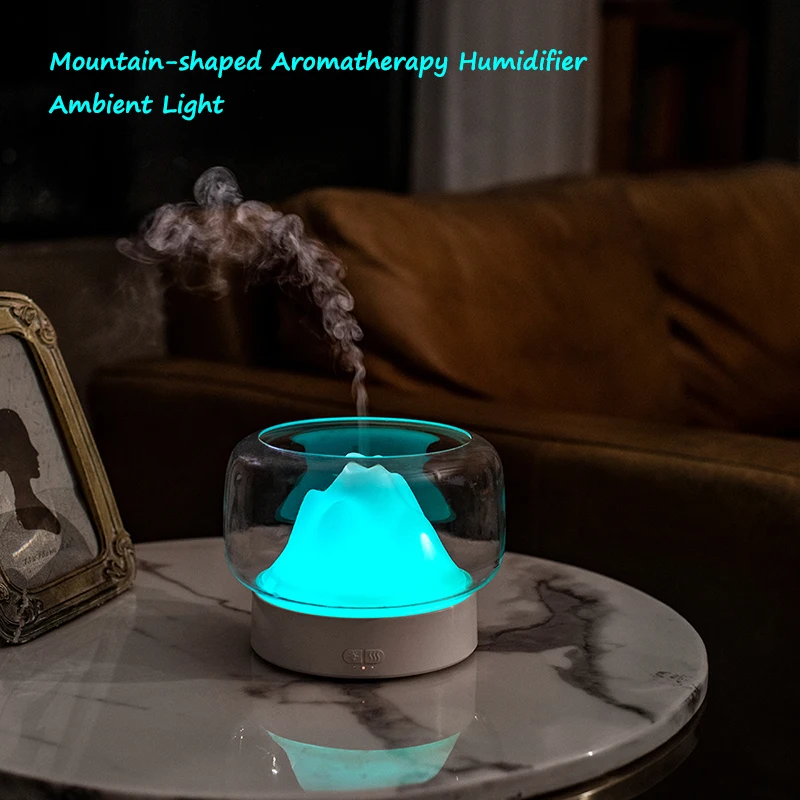 Air Humidifier Essential Aroma Oil Diffuser LED Atmosphere Light for Yoga Mountain-shaped Classical design Colorful Night Light
Air Humidifier Essential Aroma Oil Diffuser LED Atmosphere Light for Yoga Mountain-shaped Classical design Colorful Night Light