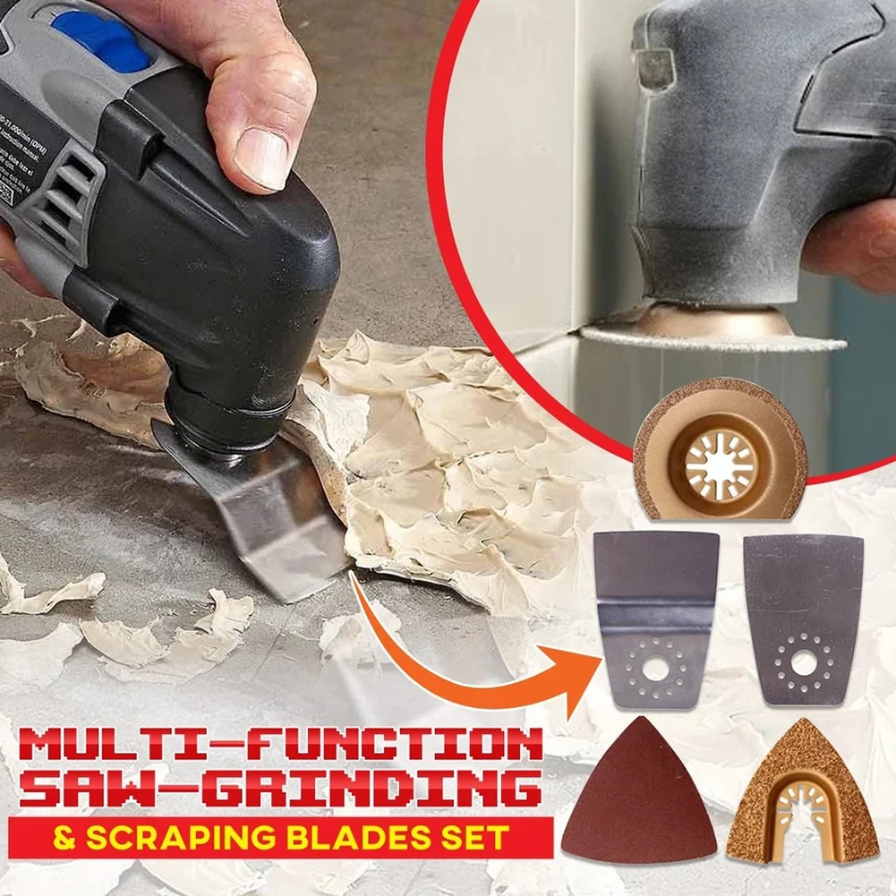 14pcs Multi-function Saw Grinding Scraping Blades Set Oscillating Tool Blades Accessory Kits for Sanding Grinding
14pcs Multi-function Saw Grinding Scraping Blades Set Oscillating Tool Blades Accessory Kits for Sanding Grinding