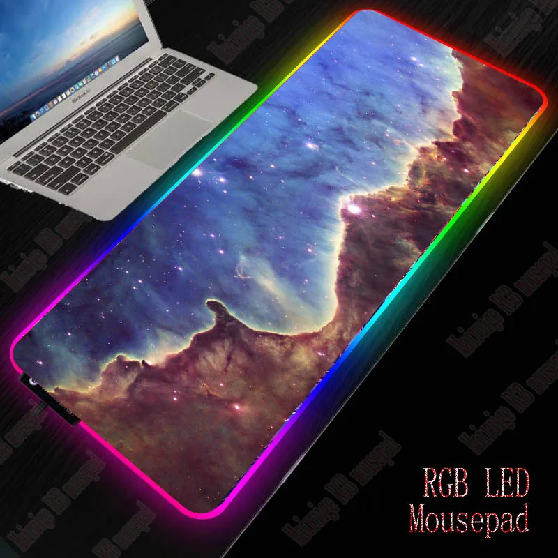 Space Star RGB Mouse Pad Gamer Large Gaming Accessories To Keyboard Laptop Computer Speed Pc Desk Mat 35X60/90x40CM Mousepad XXL
Space Star RGB Mouse Pad Gamer Large Gaming Accessories To Keyboard Laptop Computer Speed Pc Desk Mat 35X60/90x40CM Mousepad XXL