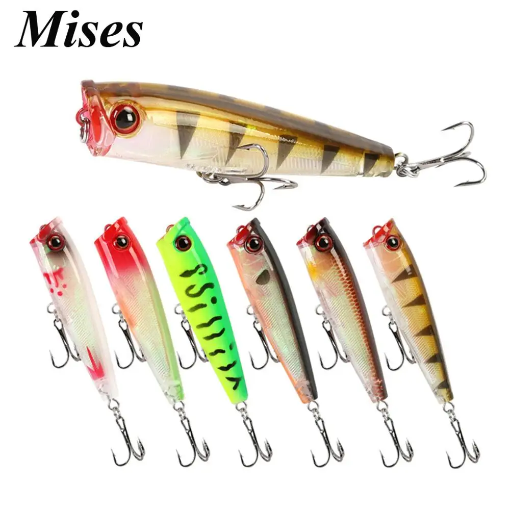 Mises 6.5cm 7g Six Colors Floating Bionic Popper Lure 3D Eyes Artificial Bait Plastic Hard Bait Fishing Lure Fishing Tackles
Mises 6.5cm 7g Six Colors Floating Bionic Popper Lure 3D Eyes Artificial Bait Plastic Hard Bait Fishing Lure Fishing Tackles