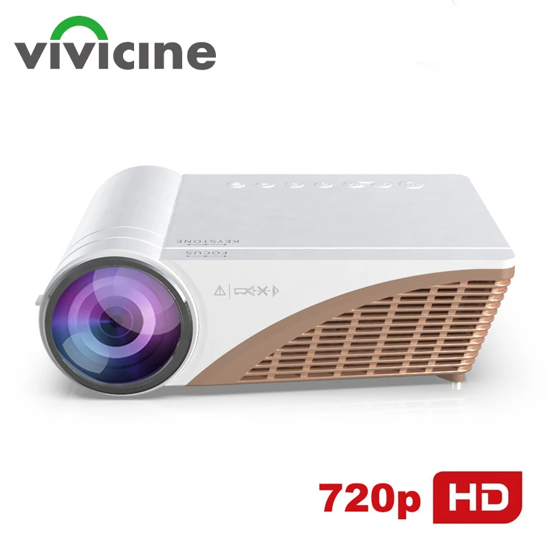 Портативный HD Домашний кинотеатр Vivicine V600 светодиодный смарт видеопроектор с