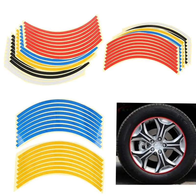 Motorcycle Accessories 5 Colors Car Styling 10~20 Inch Car Wheel Stickers Wheel Rim Sticker Reflective Tape Decal Rim
Motorcycle Accessories 5 Colors Car Styling 10~20 Inch Car Wheel Stickers Wheel Rim Sticker Reflective Tape Decal Rim