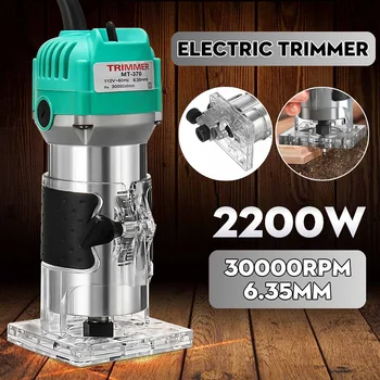 2200W Woodworking Electric Trimmer 1/4Inch Wood Milling Engraving Slotting Trimming Machine Hand Carving Machine Wood Router Set
2200W Woodworking Electric Trimmer 1/4Inch Wood Milling Engraving Slotting Trimming Machine Hand Carving Machine Wood Router Set