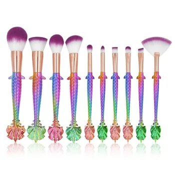 10 in 1 3D Colorful Lucky Mermaid Tail Handle Multi-functional Makeup Brush make up brushes makeup brush
10 in 1 3D Colorful Lucky Mermaid Tail Handle Multi-functional Makeup Brush make up brushes makeup brush