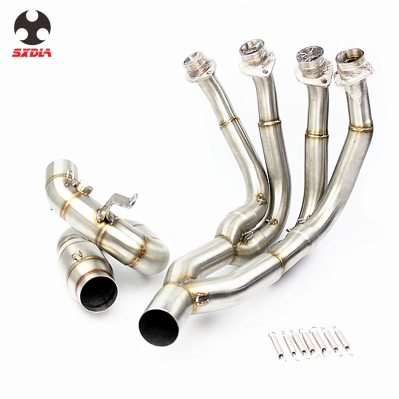 51MM Silver Motorcycle Stainless Steel Full Exhaust Pipe Front Pipe Tube Set For YAMAHA YZF R6 2006-2018
51MM Silver Motorcycle Stainless Steel Full Exhaust Pipe Front Pipe Tube Set For YAMAHA YZF R6 2006-2018