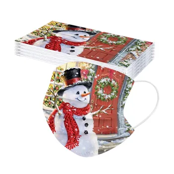 20 Pcs Disposable Face Mask Christmas Print Mascarillas Non-Woven 3 Layer Face Masks For Germ Protection For Adults Flag Bandana
20 Pcs Disposable Face Mask Christmas Print Mascarillas Non-Woven 3 Layer Face Masks For Germ Protection For Adults Flag Bandana