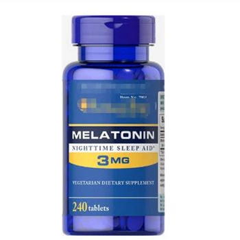 1bottle Strength Melatonin simulation Help improve sleep 3mg*120 3mg*240pcs
1bottle Strength Melatonin simulation Help improve sleep 3mg*120 3mg*240pcs