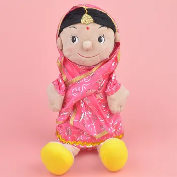 35cm India Girl Plush Hand Puppet plush toy, Family Stuffed Baby / Kids Doll Develop Toy Gift Free Shipping
35cm India Girl Plush Hand Puppet plush toy, Family Stuffed Baby / Kids Doll Develop Toy Gift Free Shipping