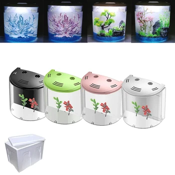 Sunsun 5L Small Fish Aquarium With Filter LED Ecology Water Fish Tank Usb Mini Nano Desktop Aquarium Goldfish Guppy Arcuated
Sunsun 5L Small Fish Aquarium With Filter LED Ecology Water Fish Tank Usb Mini Nano Desktop Aquarium Goldfish Guppy Arcuated