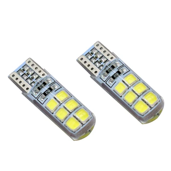 200Pcs/Lot T10 W5W 194 168 2835 12smd Silica gel White LED Side Marker Reading License Plate Light Side Lamp DC 12V Wholesale 
200Pcs/Lot T10 W5W 194 168 2835 12smd Silica gel White LED Side Marker Reading License Plate Light Side Lamp DC 12V Wholesale