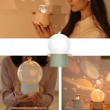 Angel Music Lamp Planet Dream Projection Led Rotating Night Light Creative Birthday Gift Atmosphere Lamp
Angel Music Lamp Planet Dream Projection Led Rotating Night Light Creative Birthday Gift Atmosphere Lamp