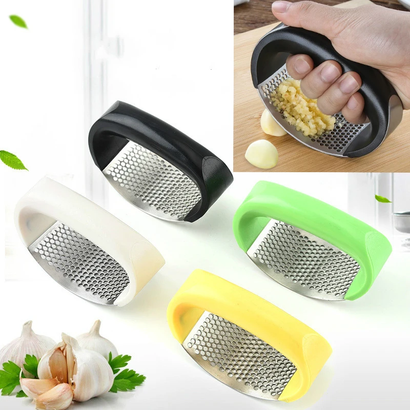 304 Stainless Garlic Press Household Manual Garlic Press Device Kitchen Press Squeezer Ginger Garlic Tools Kitchen Accessories
304 Stainless Garlic Press Household Manual Garlic Press Device Kitchen Press Squeezer Ginger Garlic Tools Kitchen Accessories